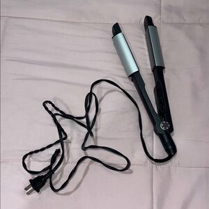 Silver and Black Hair Straightener